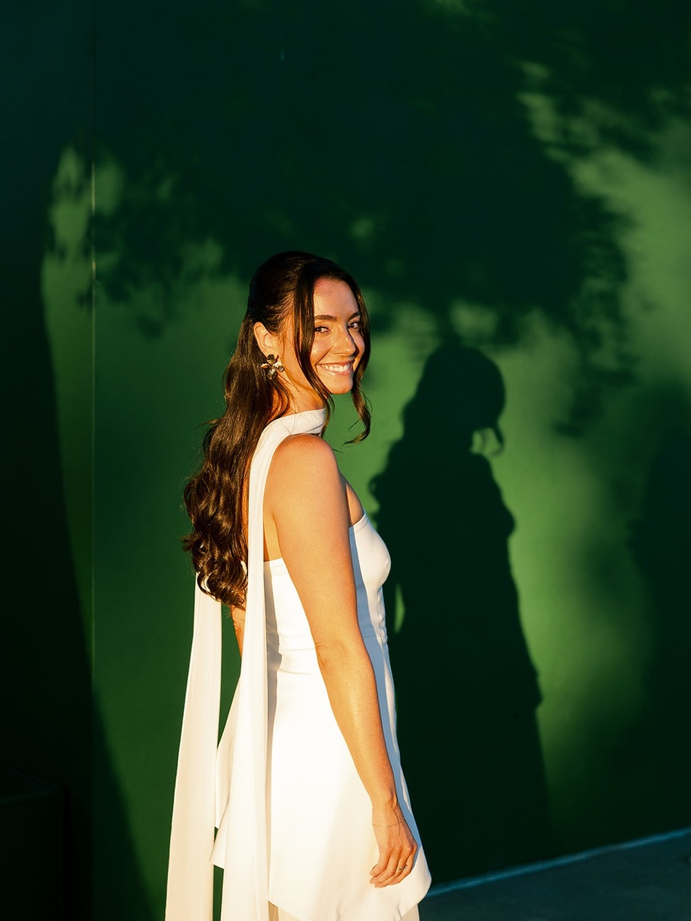 Matters Monaco White Dress with Scarf